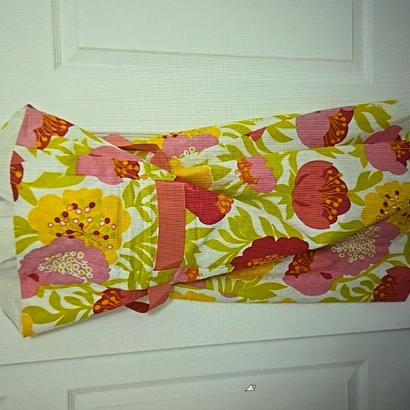 Lilly Pulitzer Floral Strapless Dress Pink Yellow Lime White Cotton sz 0 EUC - Picture 12 of 12